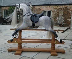 Mayfield rocking horse dapple grey