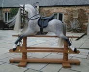 Mayfield dapplegrey rocking horse