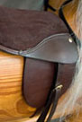 Traditional Wooden Rocking Horse loose saddle detail from The Ringinglow Rocking Horse Company