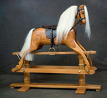 Traditional Wooden Rocking Horse from The Ringinglow Rocking Horse Company