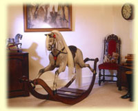Rocking Horse picture from the Mr Dapple Story by The Ringinglow Rocking Horse Company