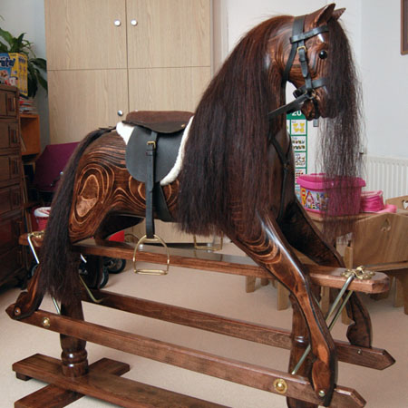 Polished Wood Kit Horse